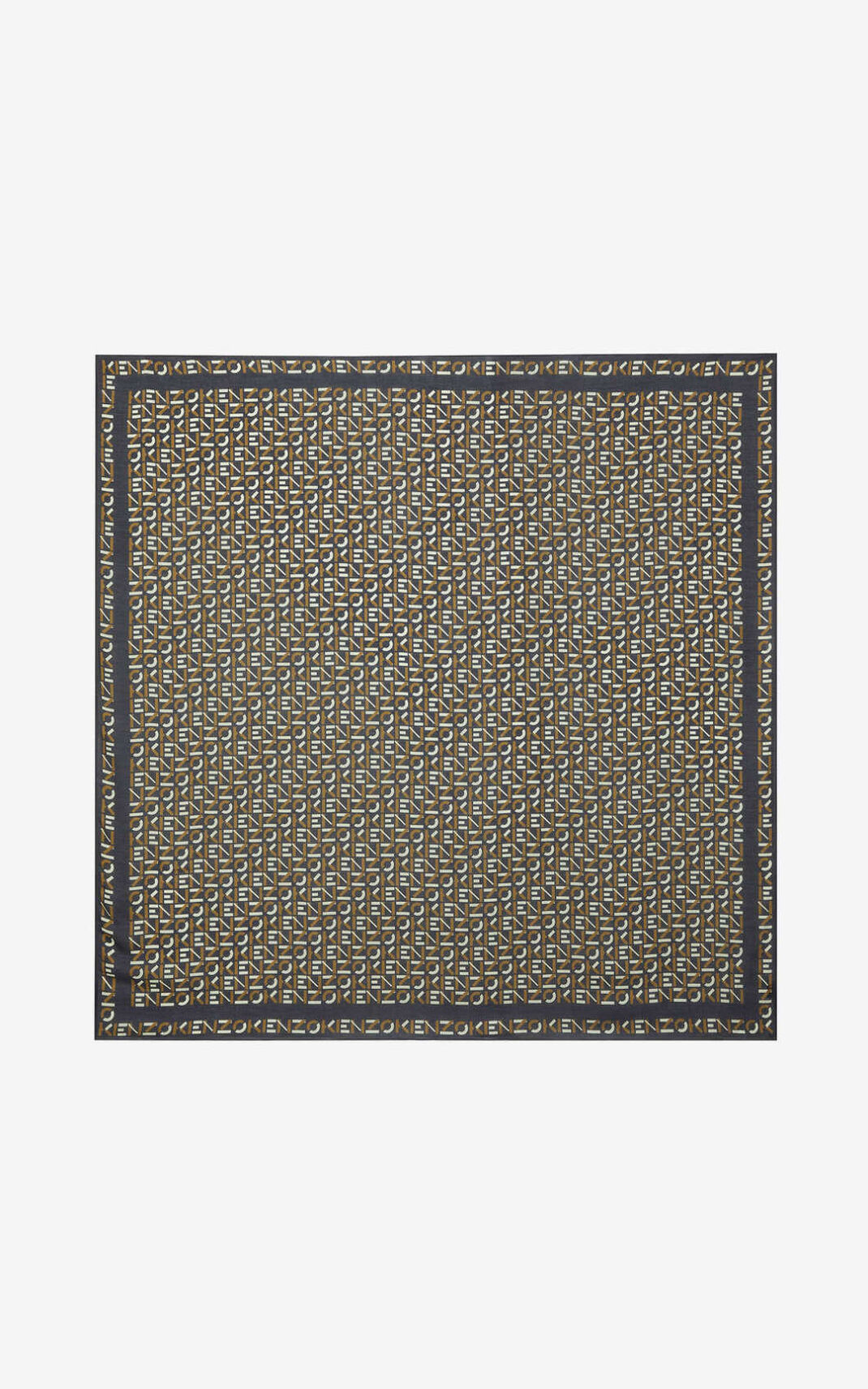 Kenzo Monogram Bandana Tørklæde Dame - Sort DK-026613